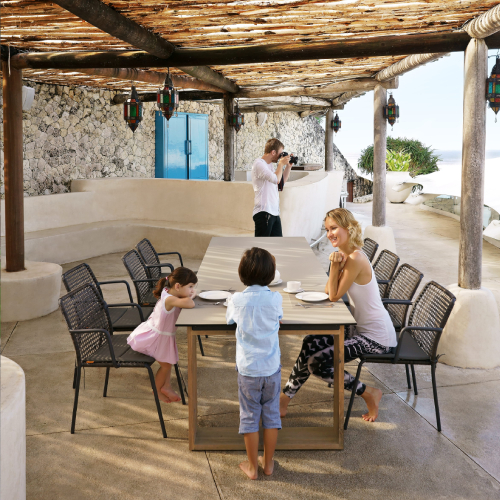 AIKO Dining Table & MANDA Chair Woven