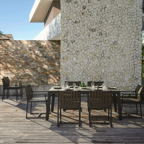 BAIA Extension Table HPL & EKKA carver Chair