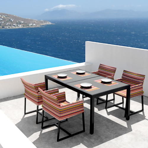 STRIPE Dining Chair & ALLUX Dining Table