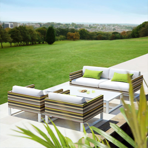 STRIPE Sofa & MONO Long Table