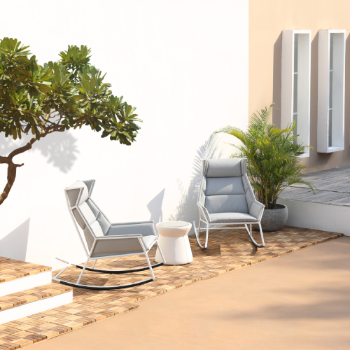 ANDY Highback Rocking Chair & STIZZY Side Table