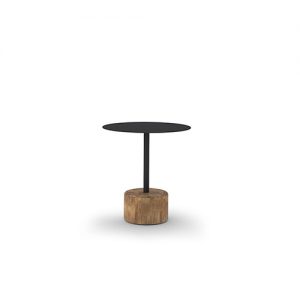 GLYPH Tea Table 23.5" / 60 cm (Alu Top | Teak Base)