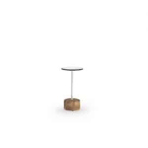 GLYPH Side Table 12" / 30 cm (HPL Top | Teak Base)