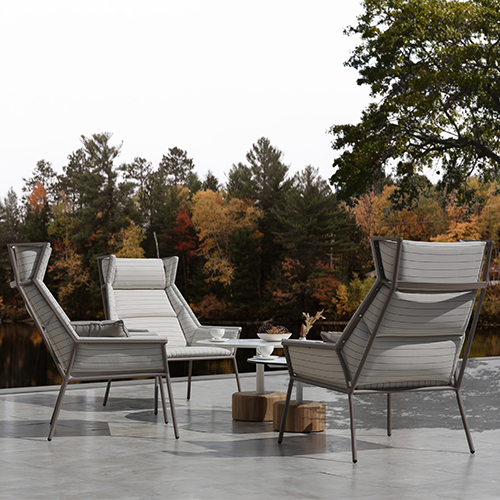 ANDY High Back Chair & GLYPH Low Table