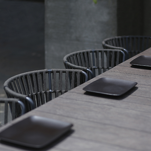 MAXXIMUS Extension Table HPL & DAISY RAE Dining Chair