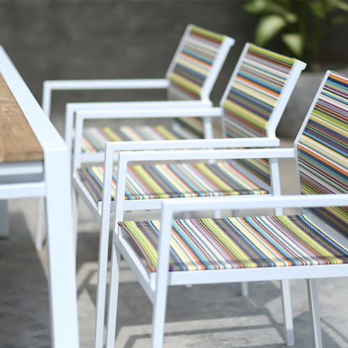 STRIPE Stackable Armchair