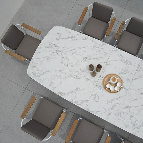 ZUPY Extension Table HPL & ALBATROSS Dining Chair