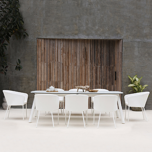 ZUPY Extension Table HPL & Dining Chair