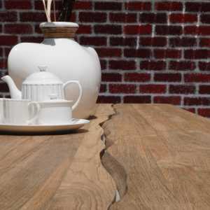 TITAN Dining Table Teak Detail