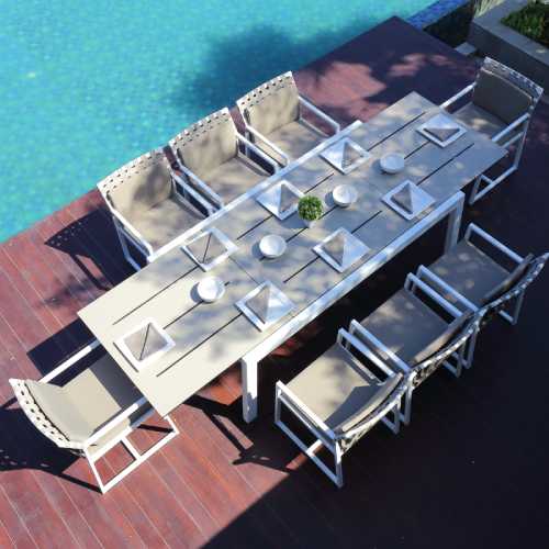 BAIA Extension Table & EKKA Carver Chair