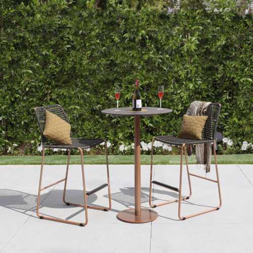 MANDA Bar Side Chair & STIZZY Pedestal Bar Table