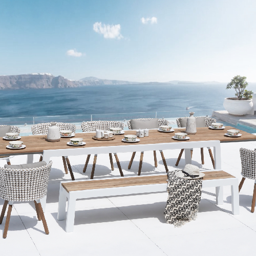 BAIA Extension Table, Bench & DAISY MAE Dining Chair