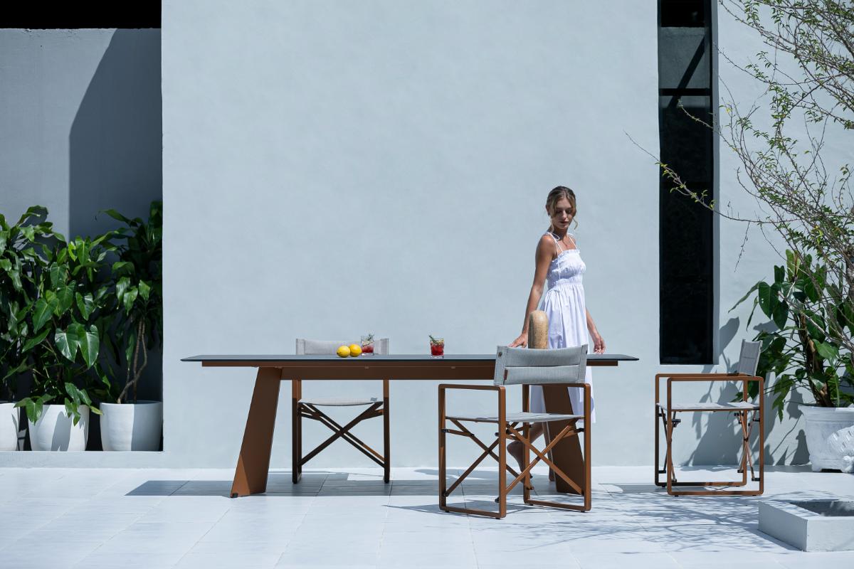 PRADO Dining Chair & Table with model