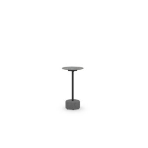 GLYPH Side Table 12" / 30 cm (Sintered Stone Top | Stone Base)