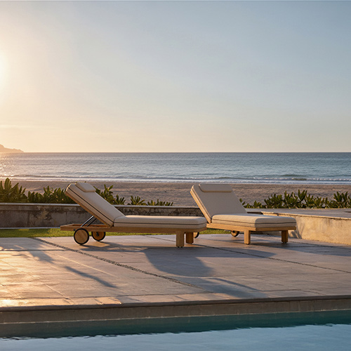 HACIENDA Sunbed Teak