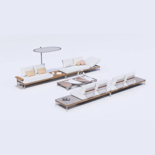 MA BELLE Sofa System, LILY Linea Forma Table, SOMBRERO Personal Shade Mood_2027
